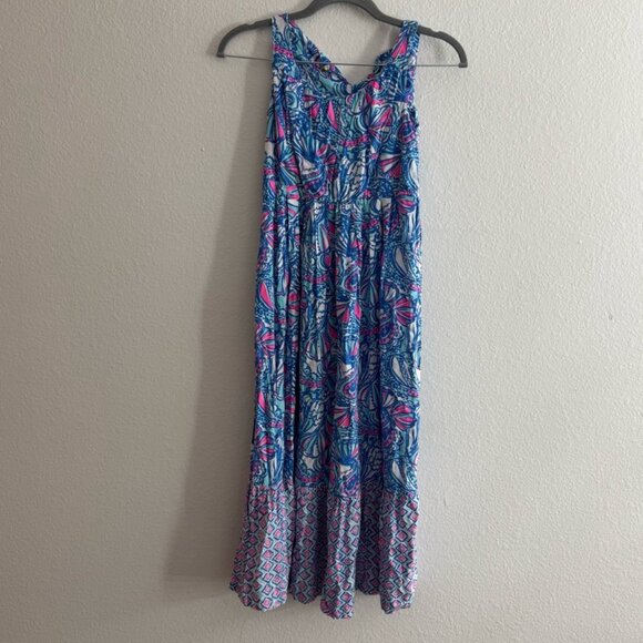 Lilly Pulitzer x Target 20th Anniversary Youth Girls Colorful Maxi Dress - Picture 1 of 5